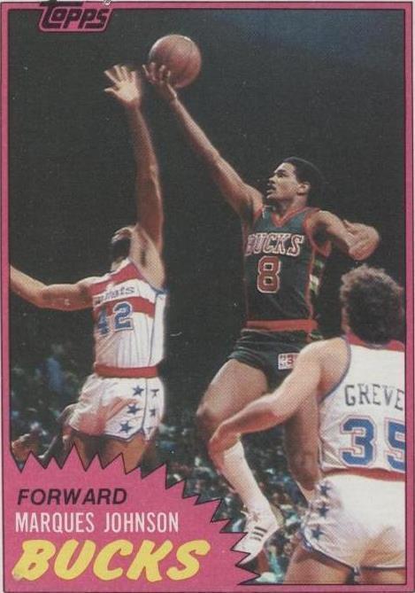 1981–82 Topps Marques Johnson (#24) NM All Star ^GRUMPYBUCK^