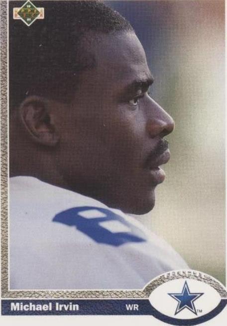 1991 Upper Deck Michael Irvin (#107) NM HOF WR, Cowboys Legend ^GRUMPYBUCK^