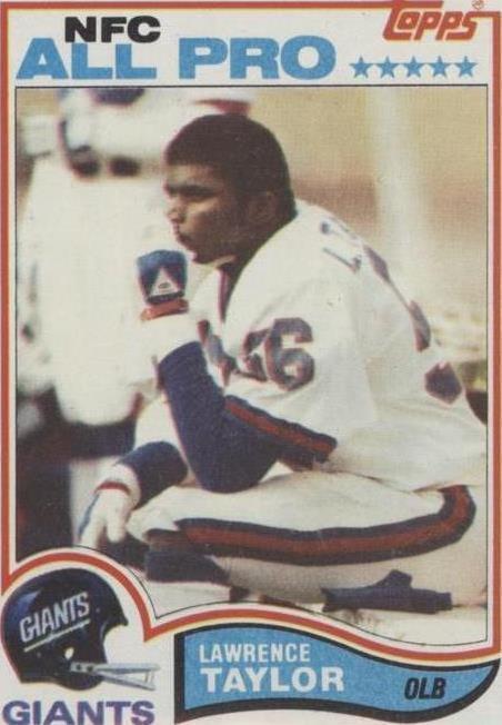 1982 Topps Lawrence Taylor (#434) NM HOFer, Rookie Card ^GRUMPYBUCK^