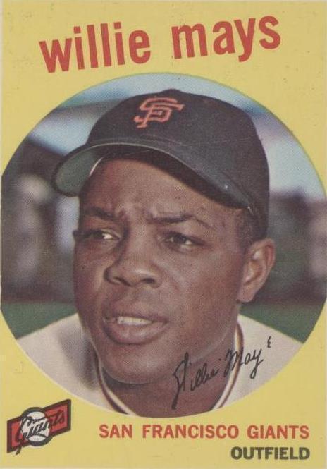 1959 Topps Willie Mays (#50) PSA 7 HOFer, Giants Legend ^GRUMPYBUCK^