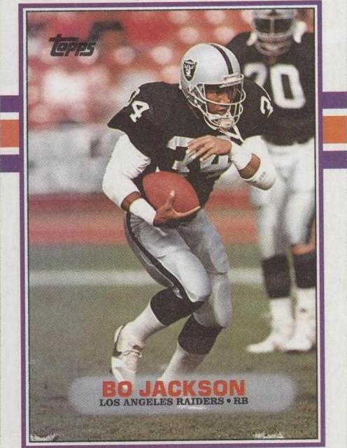 1989 Topps Bo Jackson (#269) NM Heisman Winner, Two-Sport Star ^GRUMPYBUCK^