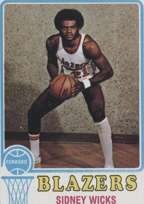 1973–74 Topps Sidney Wicks (#160) NM NBA All-Star, Blazers Standout ^GRUMPYBUCK^