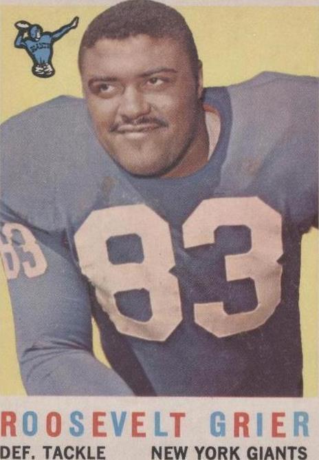 1959 Topps Rosey Grier (#29) EX Fearsome Tackle, Giants Legend ^GRUMPYBUCK^