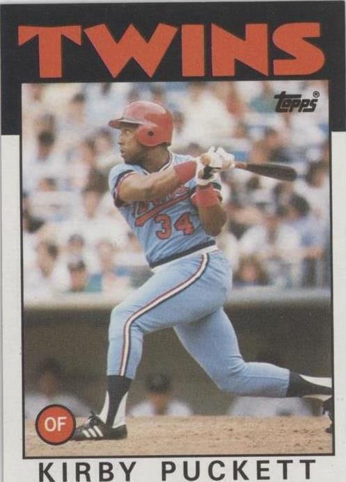 1986 Topps Kirby Puckett (#329) NM HOFer, Twins Great ^GRUMPYBUCK^