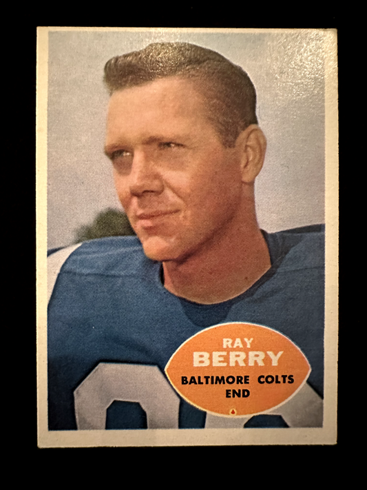 1960 Topps Raymond Berry (#4) EX HOFer, Colts Great, NFL Champ ^GRUMPYBUCK^