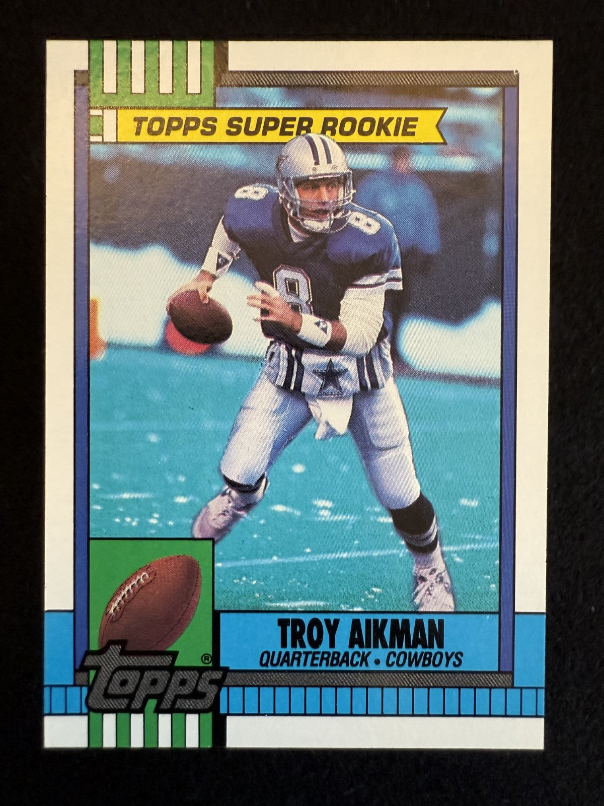 1990 Topps Troy Aikman (#482) NM HOFer, Rookie Card ^GRUMPYBUCK^