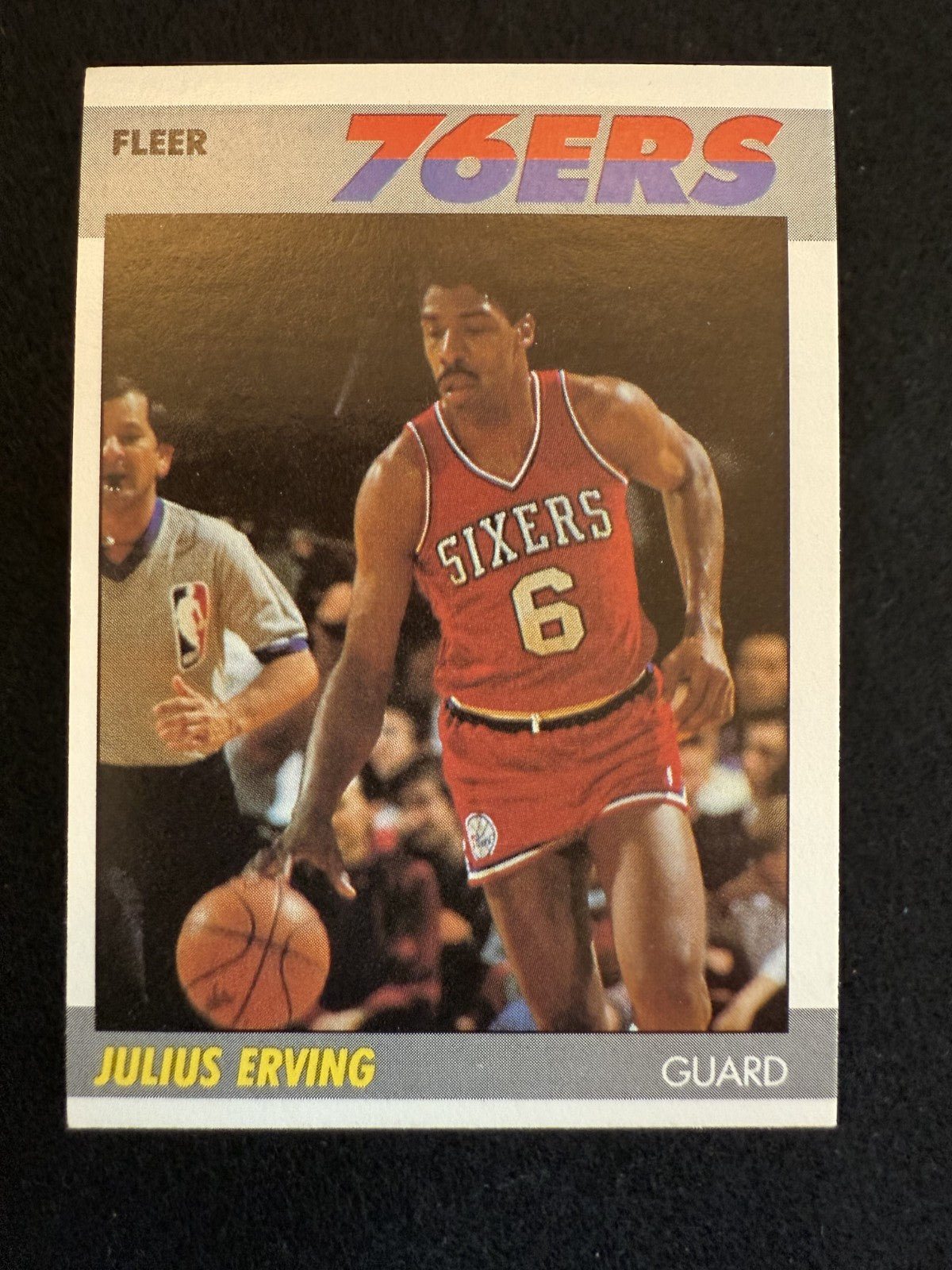 1987-88 Fleer Julius Erving (#35) NM HOFer, Final Season Dr. J ^GRUMPYBUCK^
