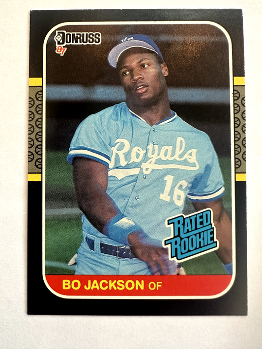 1987 Donruss Bo Jackson Rated Rookie Card – Pristine Condition – Legendary