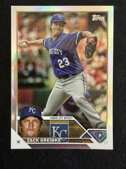 2023 Topps Series 2 Zack Greinke (#420) MINT Rainbow Foil ^GRUMPYBUCK^