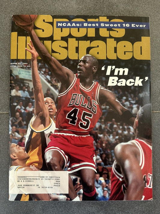 Sports Illustrated - March 27, 1995 - Michael Jordan's First Comeback 