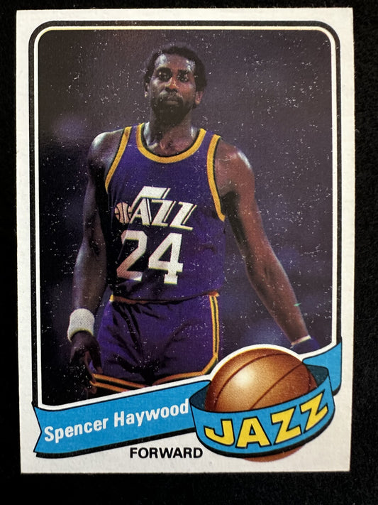 1979–80 Topps Spencer Haywood (#12) NM HOFer, ABA ROY & MVP ^GRUMPYBUCK^