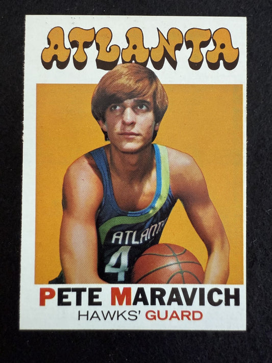 1971-72 Topps Pete Maravich (#55) EX HOFer, “Pistol Pete” ^GRUMPYBUCK^