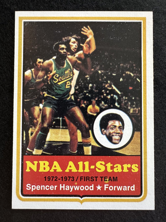 1973–74 Topps Spencer Haywood (#120) EX HOFer, Scoring Star ^GRUMPYBUCK^