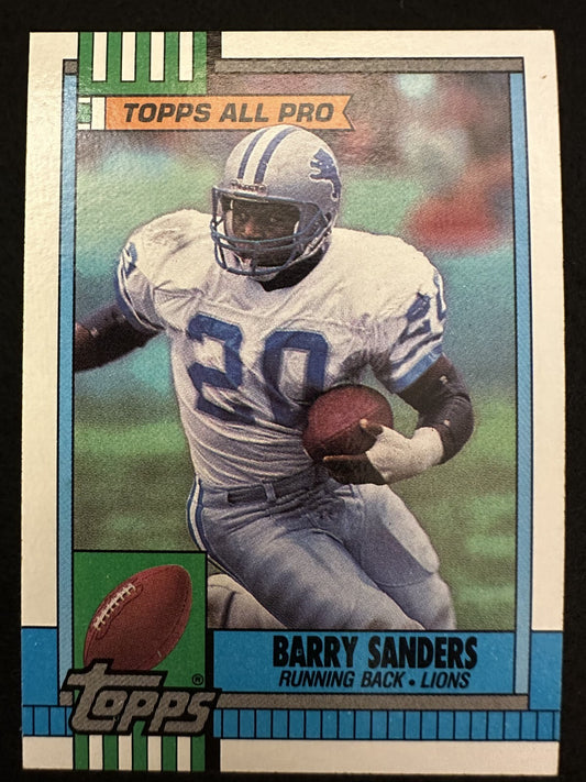 1990 Topps Barry Sanders (#352) NM HOFer, Heisman, Lions Great ^GRUMPYBUCK^