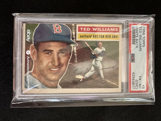 1956 Topps Ted Williams (#5) PSA 6 MC Best MC of All Time w/Koufax ^GRUMPYBUCK^