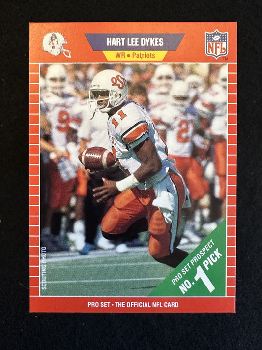 1989 Pro Set Hart Lee Dykes (#503) NM Rookie Card, 1st-Round WR ^GRUMPYBUCK^