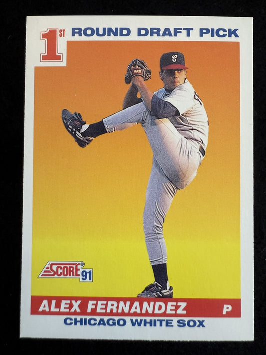 1991 Score Alex Fernandez (#382) NM Rookie Card ^GRUMPYBUCK^