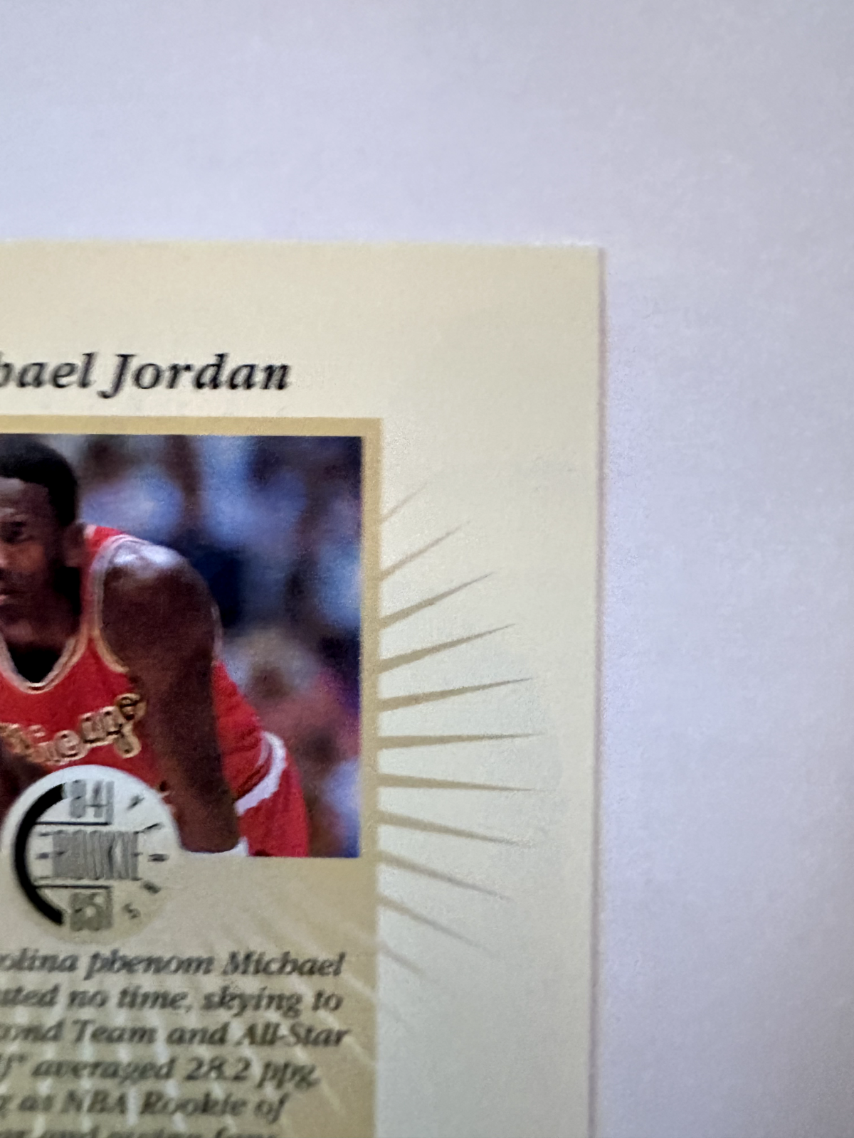 RARE: 1995-96 Upper Deck Michael Jordan Rookie Class Card - 1984 Throwback