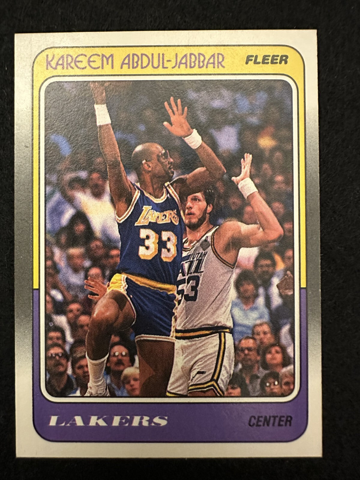 1988–89 Fleer Kareem Abdul-Jabbar (#67) NM HOF, NBA Legend ^GRUMPYBUCK^