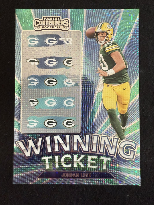 2023 Panini Contenders Jordan Love (#10) MINT Winning Ticket ^GRUMPYBUCK^