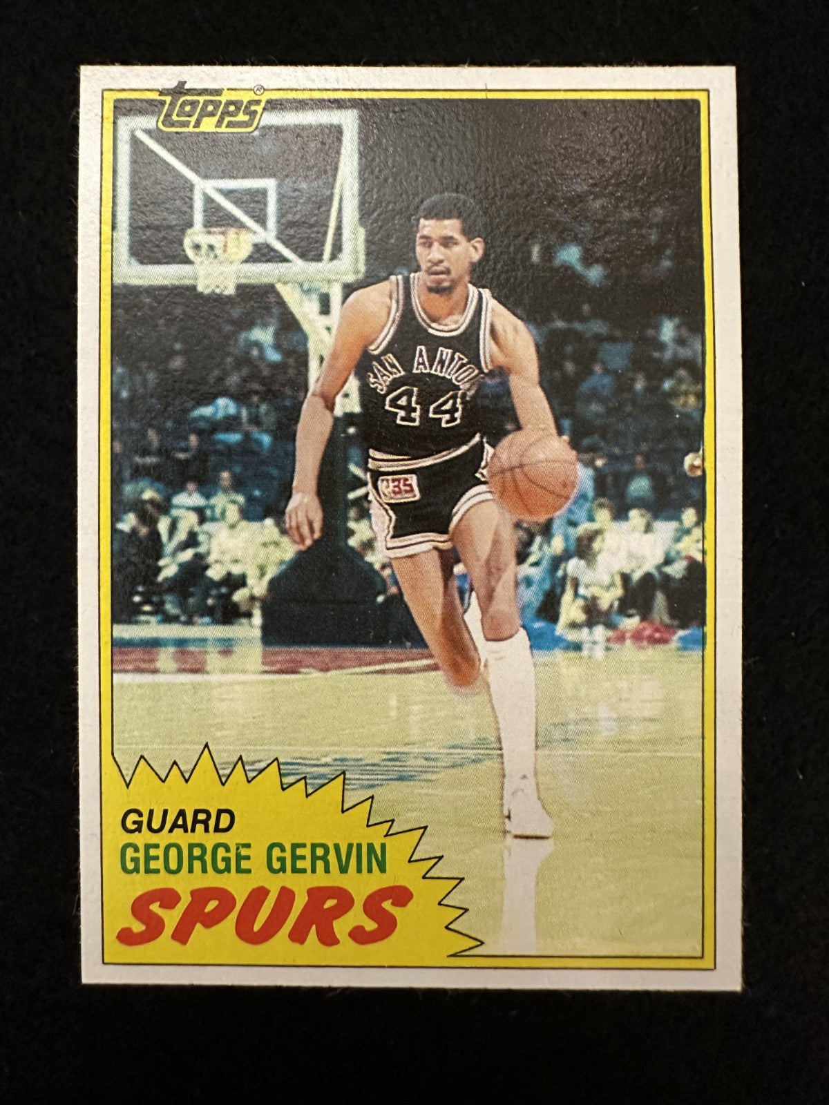 1981-82 Topps George Gervin (#37) NM HOFer, "Iceman" Spurs Star ^GRUMPYBUCK^