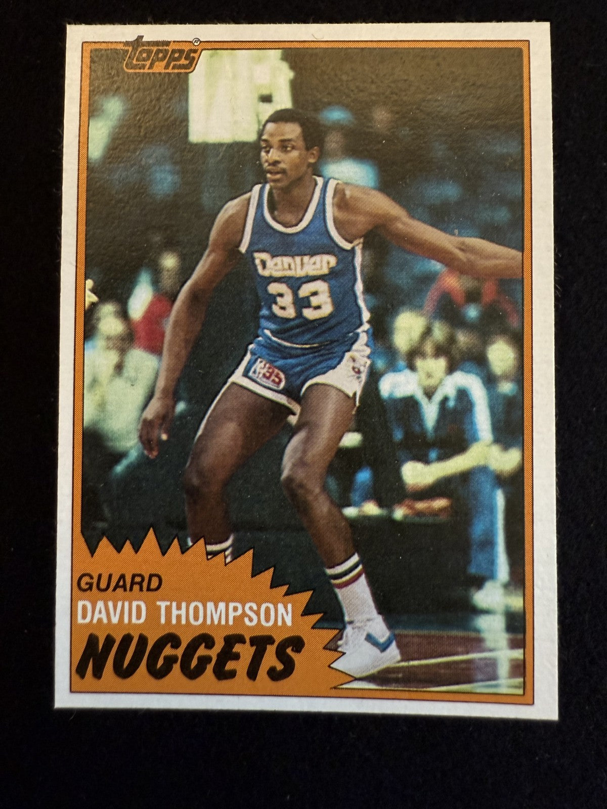 1981-82 Topps David Thompson (#12) NM Skywalker, Nuggets ^GRUMPYBUCK^