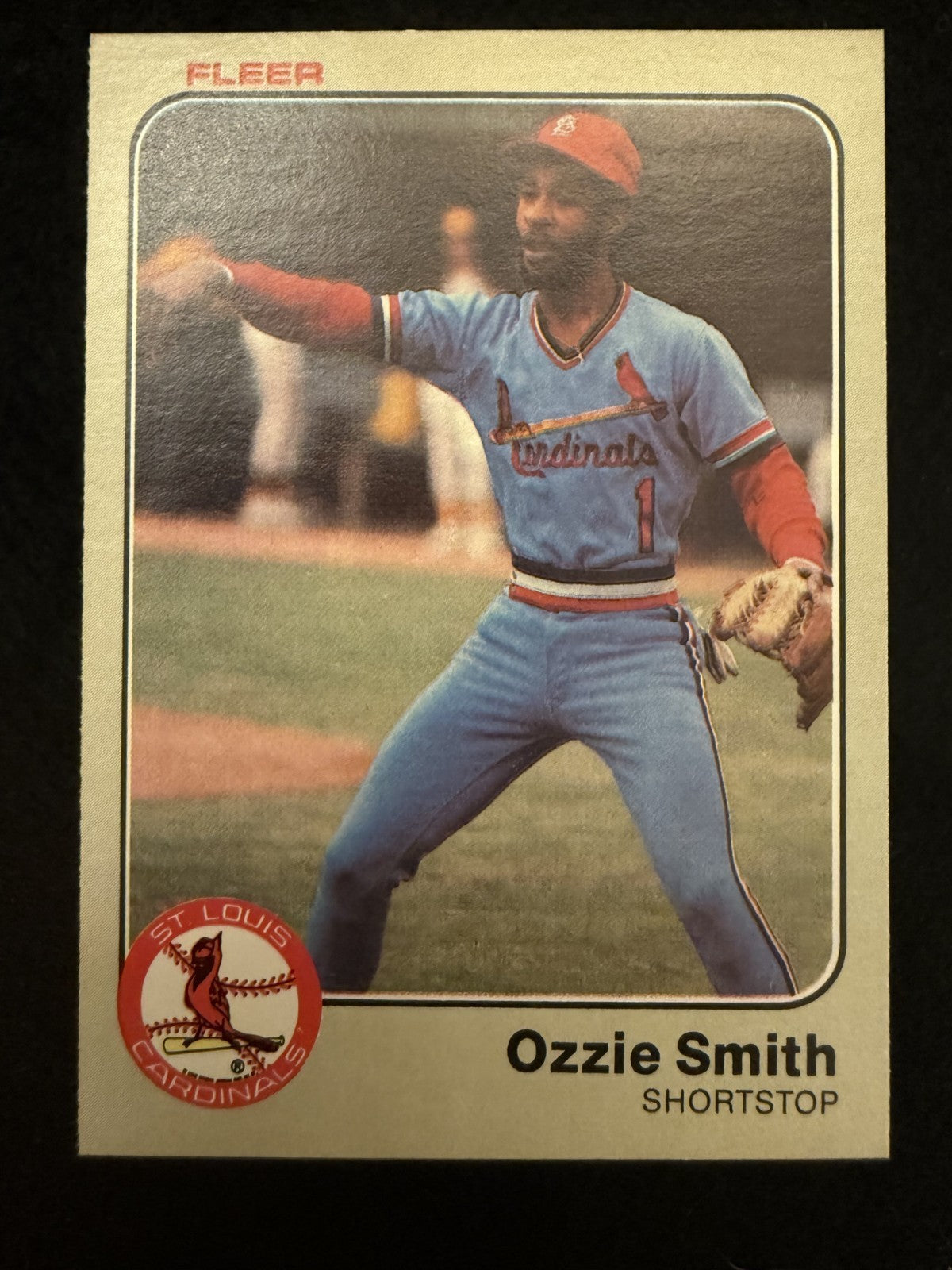 1983 Fleer Ozzie Smith (#22) NM HOFer, The Wizard ^GRUMPYBUCK^