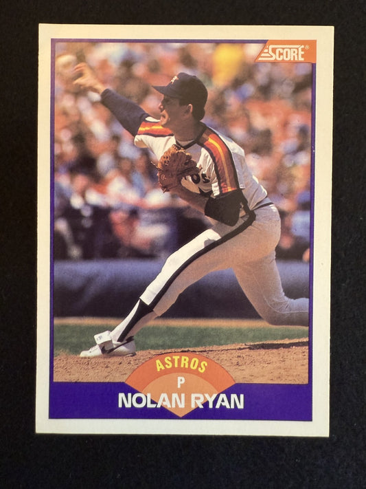 1989 Score Nolan Ryan (#300) NM HOFer, Strikeout King ^GRUMPYBUCK^