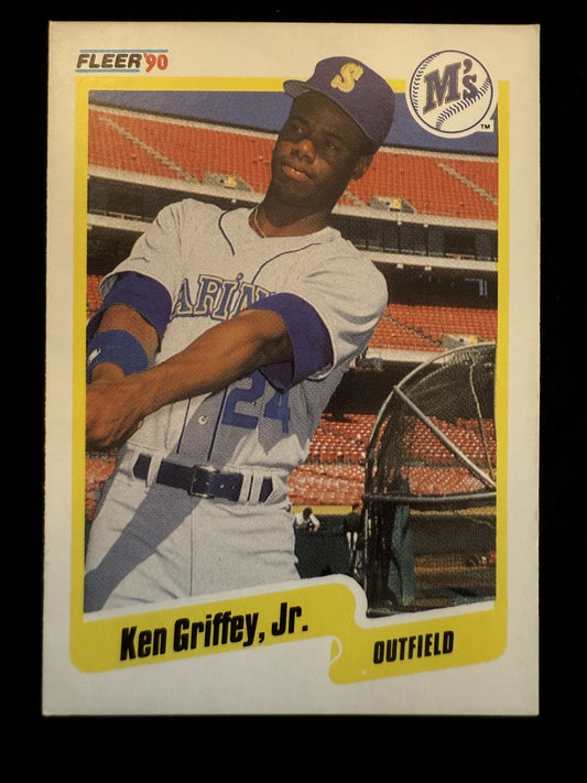 1990 Fleer Ken Griffey Jr (#513) EX HOFer, Junior ^GRUMPYBUCK^