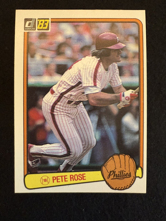 1983 Donruss Pete Rose (#42) NM Hit Machine, Phillies Legend ^GRUMPYBUCK^