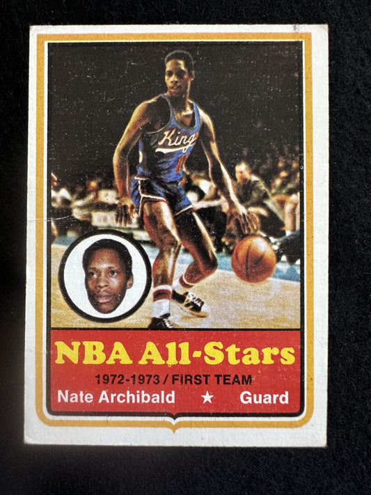 1973–74 Topps Tiny Archibald (#1) EX HOFer, Scoring & Assist Champ ^GRUMPYBUCK^