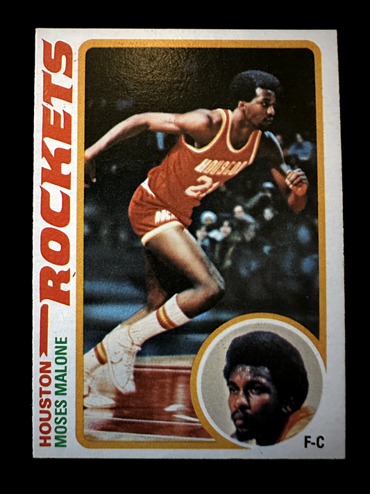 1978–79 Topps Moses Malone (#38) EX HOFer, NBA Champ ^GRUMPYBUCK^