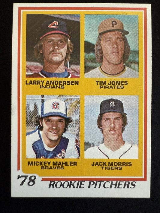 1978 Topps Rookie Pitchers Jack Morris (#703) EX Rookie Card ^GRUMPYBUCK^