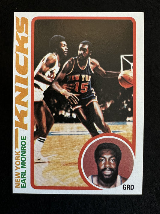 1978-79 Topps Earl Monroe (#45) NM HOFer, Knicks Icon ^GRUMPYBUCK^