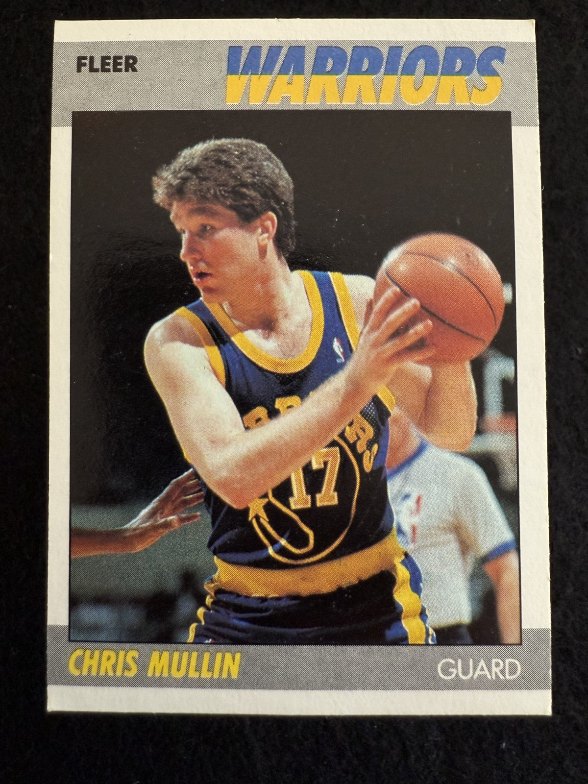 1987-88 Fleer Chris Mullin (#77) NM HOFer, Warriors Sharpshooter ^GRUMPYBUCK^