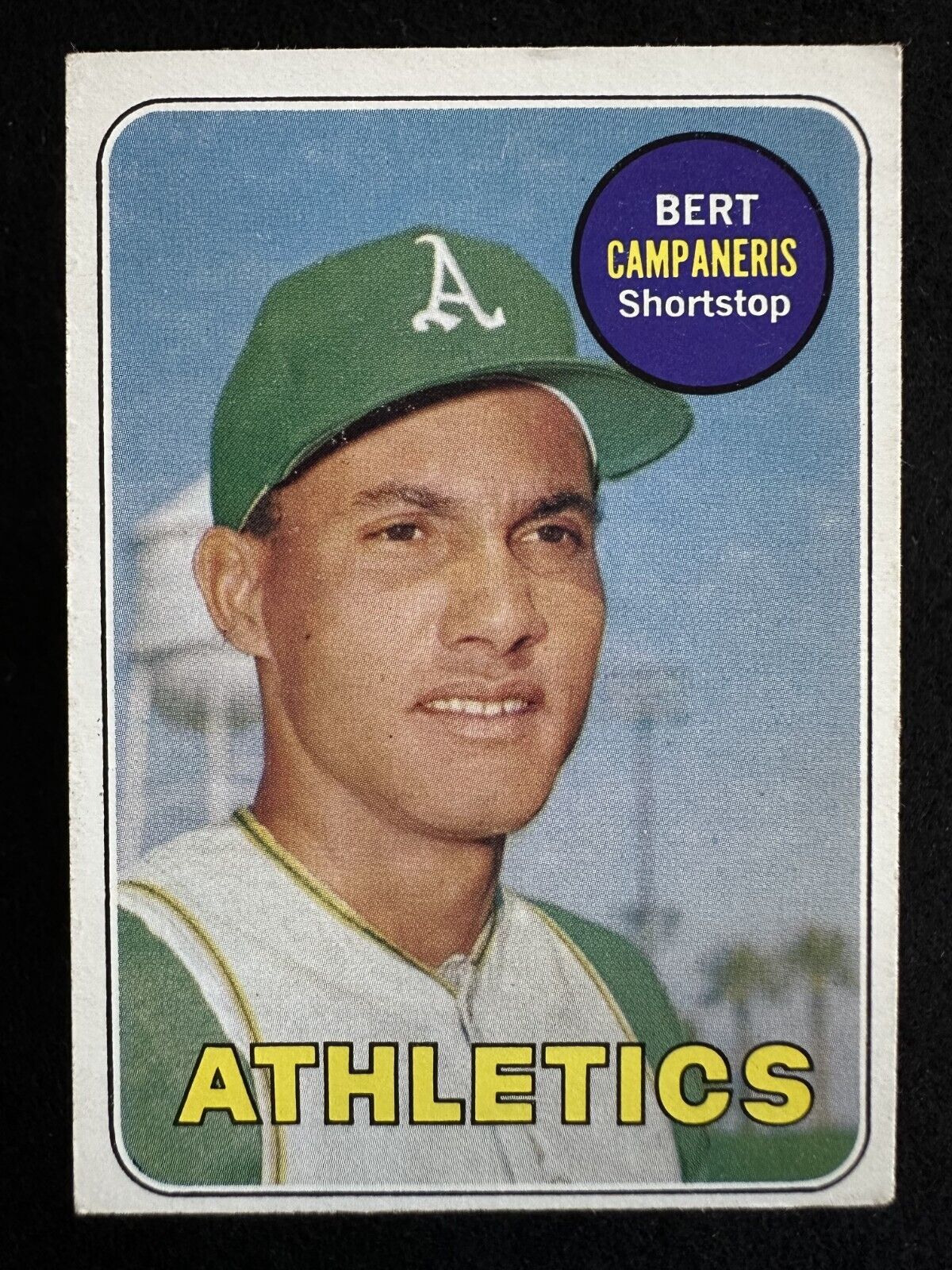 1969 Topps Bert Campaneris (#495) EX WS Champ, All-Star ^GRUMPYBUCK^