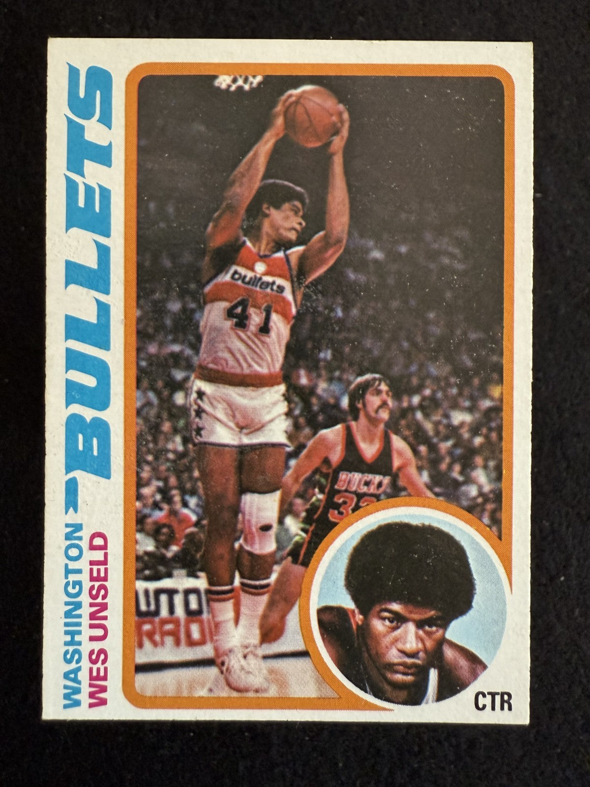 1978–79 Topps Wes Unseld (#7) NM HOFer, Bullets Champion ^GRUMPYBUCK^