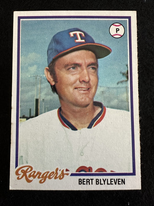 1978 Topps Bert Blyleven (#131) EX HOFer, Rangers Pitching Ace ^GRUMPYBUCK^