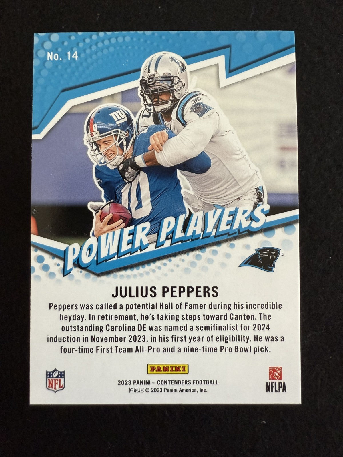 2023 Panini Contenders Julius Peppers (#14) MINT Power Players ^GRUMPYBUCK^