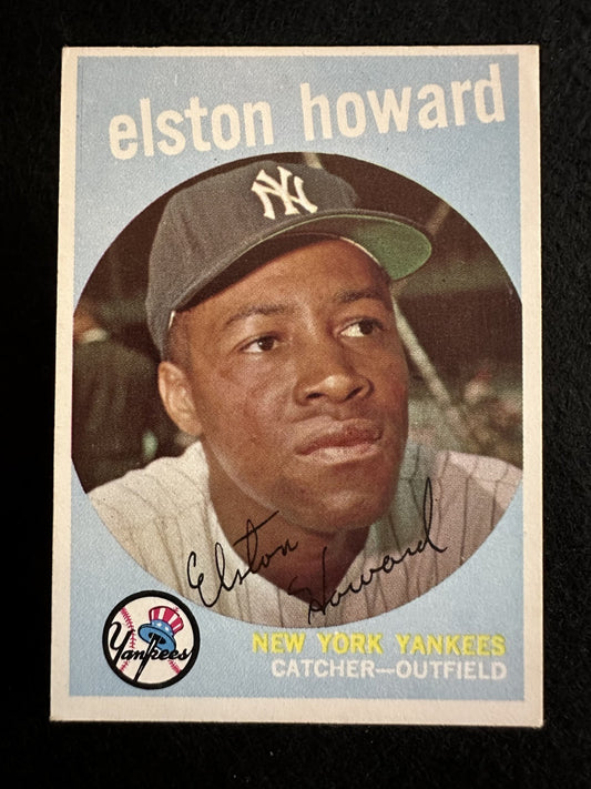 1959 Topps Elston Howard (#395) EX Yankees All-Star ^GRUMPYBUCK^