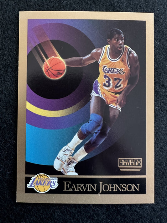 1990-91 SkyBox Magic Johnson (#138) NM HOFer, Showtime Lakers ^GRUMPYBUCK^