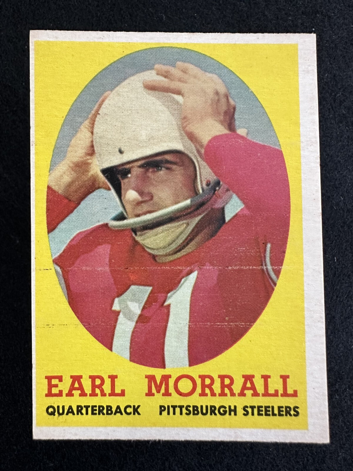 1958 Topps Earl Morrall (#57) EX MVP, SB Champ ^GRUMPYBUCK^