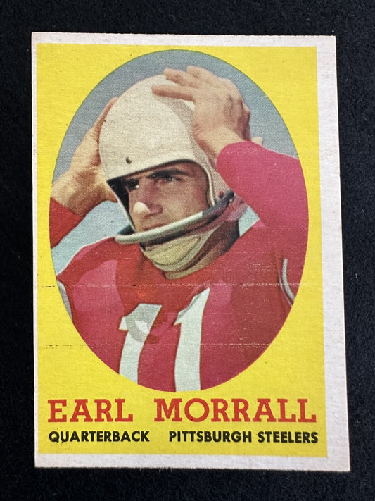 1958 Topps Earl Morrall (#57) EX MVP, SB Champ ^GRUMPYBUCK^