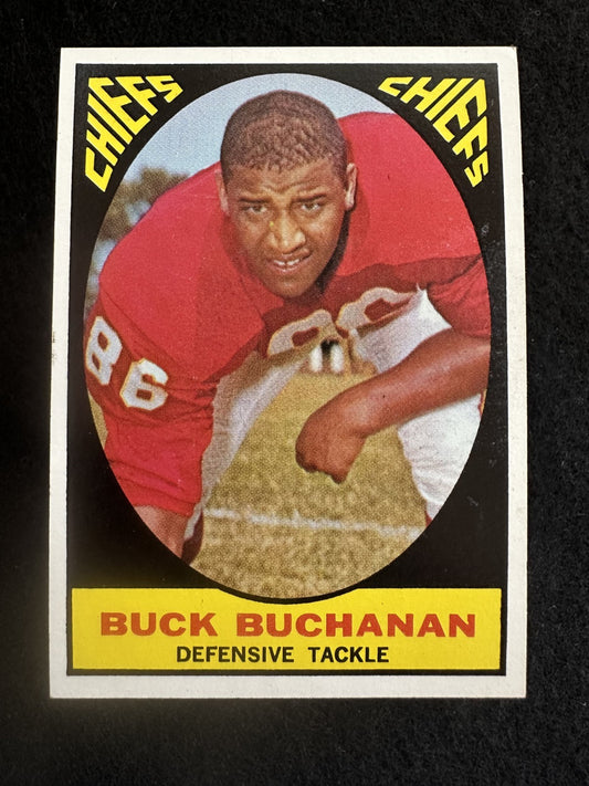 1967 Topps Buck Buchanan (#71) NM HOFer, Chiefs Legend ^GRUMPYBUCK^