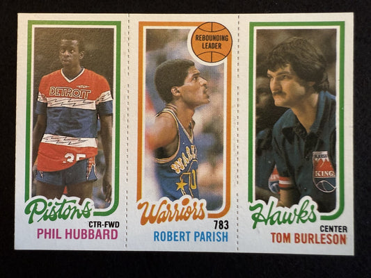 1980-81 Topps Robert Parish, Tom Burleson, Hubbard (#126-93-86) NM ^GRUMPYBUCK^