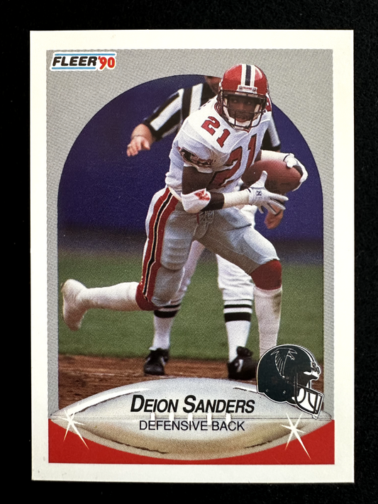 1990 Fleer Deion Sanders (#382) NM HOFer, SB Champ, Prime Time ^GRUMPYBUCK^