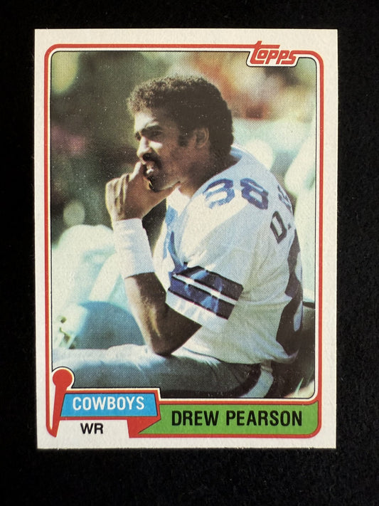 1981 Topps Drew Pearson (#95) NM HOFer, Cowboys Clutch Playmaker ^GRUMPYBUCK^