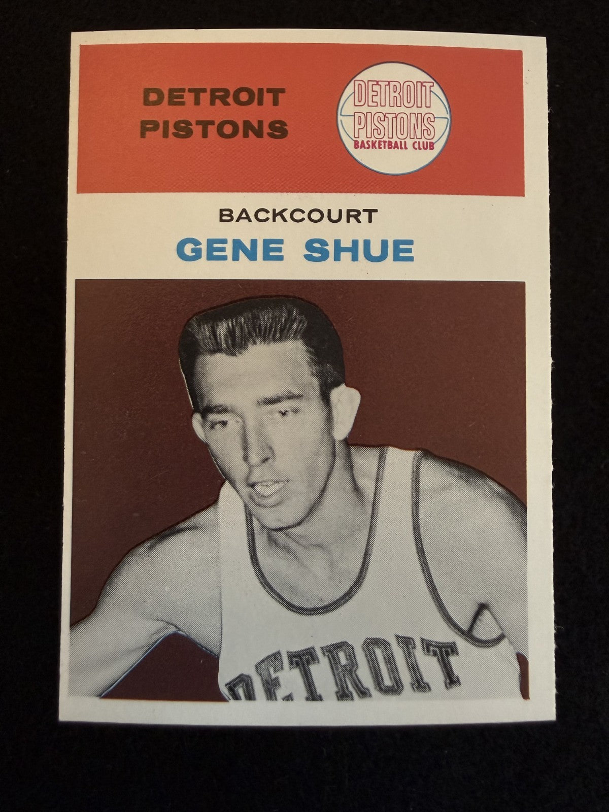 1961-62 Fleer Gene Shue (#41) Beautiful Card, Crisp Corners ^GRUMPYBUCK^