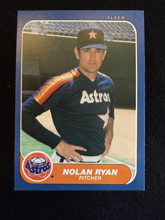1986 Fleer Nolan Ryan (#310) NM HOFer, Astros Flame Thrower ^GRUMPYBUCK^