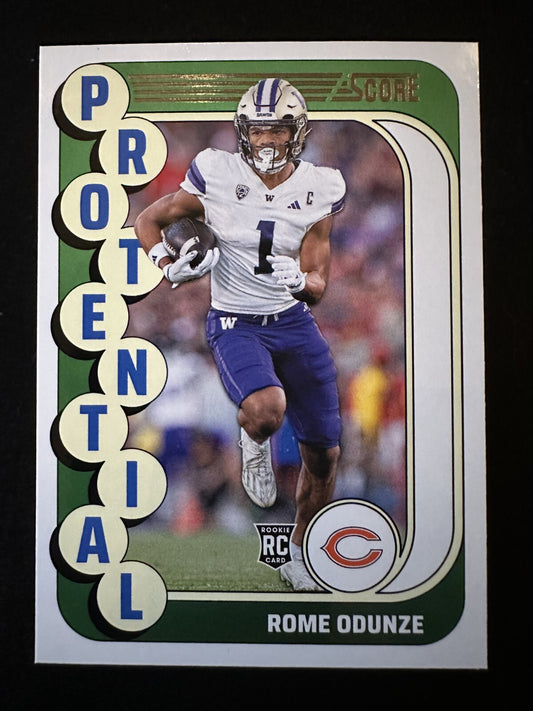 2024 Score Protential Rome Odunze (#18) NM Rookie Card ^GRUMPYBUCK^